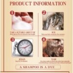 Mokero Argan Hair Dye oil Color Shampoo-500ML (DARK BROWN) - Image 2