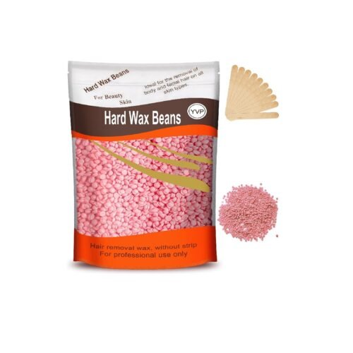 Hair Removal Hard Wax Beans Natural Hot Film Full-Body Depilatory Wax Beads for Women Me (0500g)