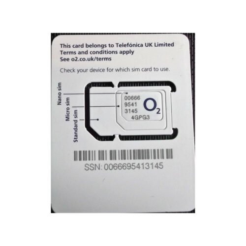 UK Physical Sim Card For LifeTime Roaming Activated