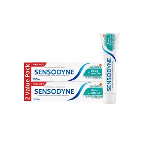 Sensodyne Toothpaste Deep Clean Gel  100ml (2 Value Pack)