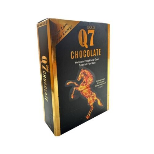 Q7 Gold Chocolate 12 Pcs Bars شوكولاتة كيو 7 الذهبية 12 قطعة